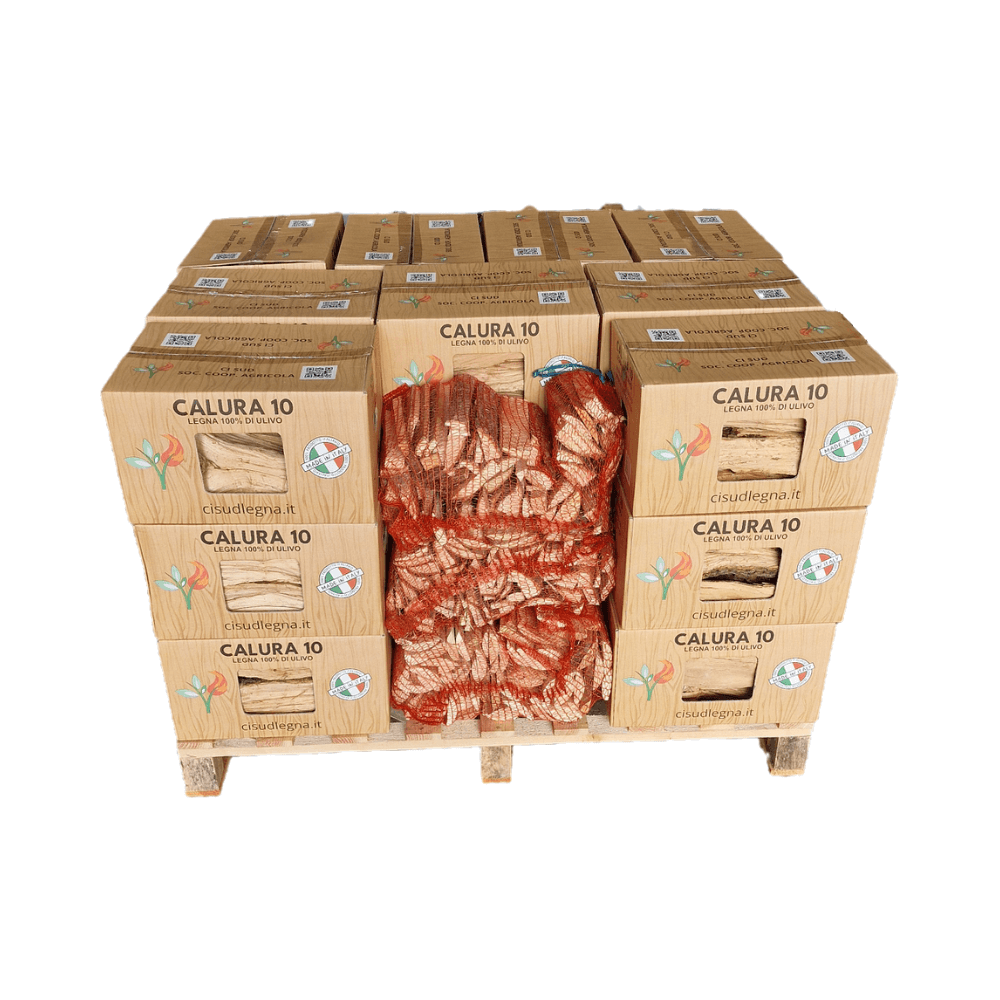 Bancale CALURA 10 – Legna da ardere di Olivo (270 kg)
