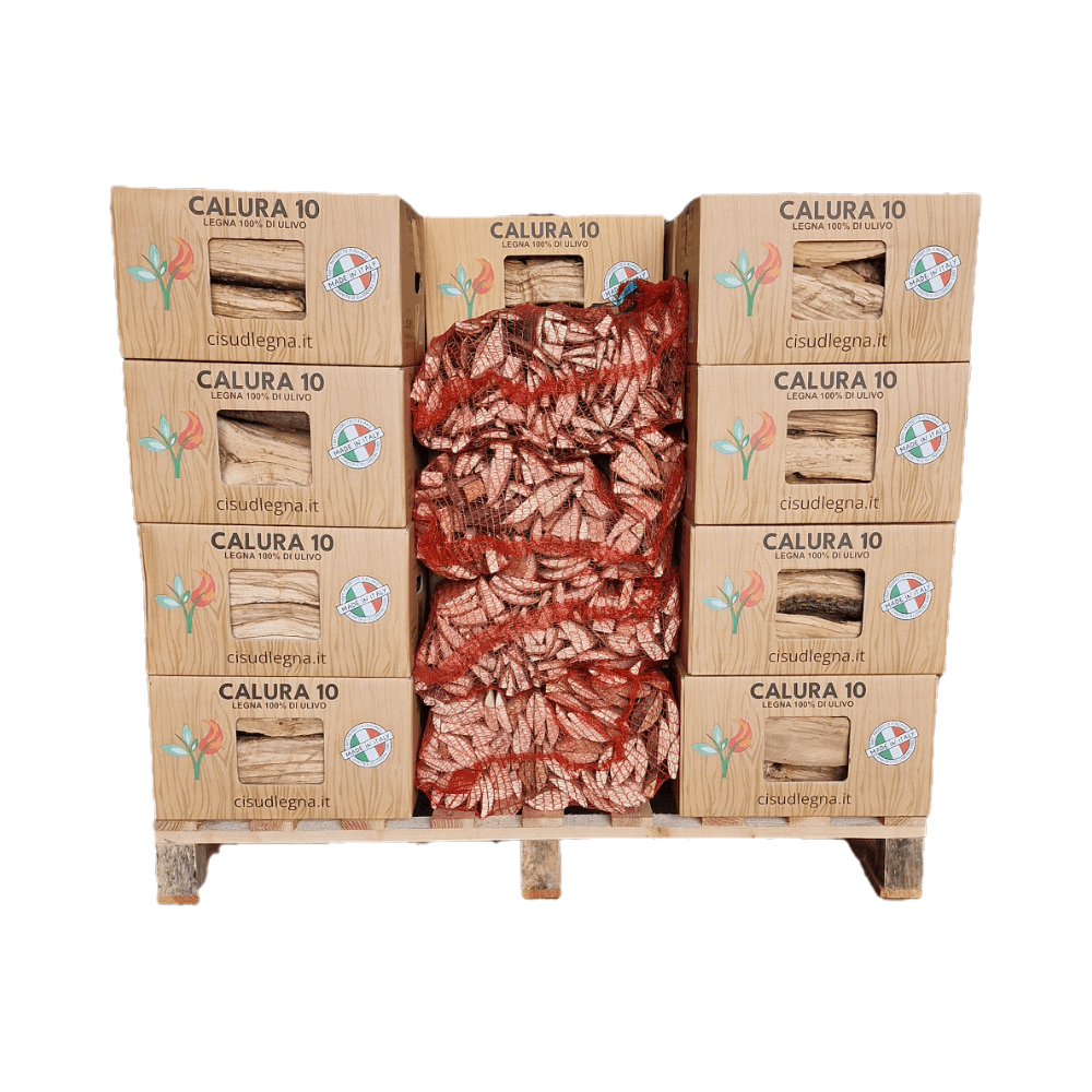 Bancale CALURA 10 – Legna da ardere di Ulivo (360 kg)