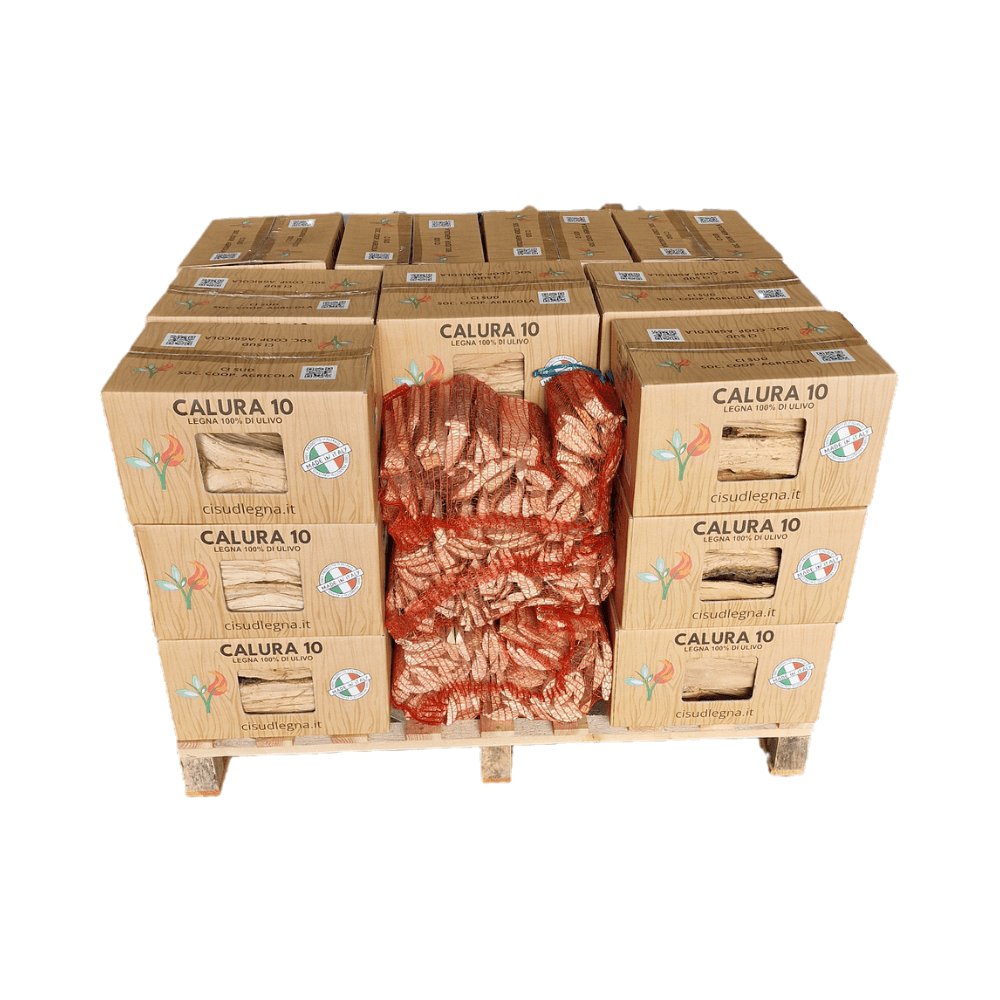 Bancale CALURA 10 – Legna da ardere di Olivo (270 kg)