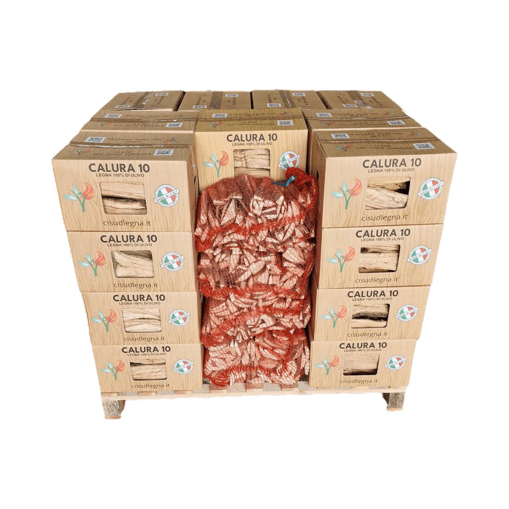 Bancale CALURA 10 – Legna da ardere di Ulivo (360 kg)